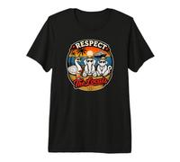 Towel Animal Tees Respect the Locals Red Premium T-Shirt