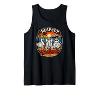 Towel Animal Tees Respect the Locals Red Tank Top