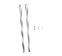 Towel Bar Double Towel Rack, Wall-Mounted Towel Holder, 2-Piece Towel Hanging Mount for Bathroom or Kitchen, Durable and Stylish