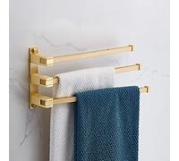 Towel Bars Brass All Copper Bathtowel Bar Rail Bathroom Toilet Brush Set Storage Rack Hardwareactive Five(Active Three Bars)