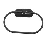 Towel BarTowel Ring Black Hooks for Hanging Wall Mounted Towel Holder Black Towel Holder Wall Mounted Clothes Hanger Hooks Glass Candle Plate Paper Towel Holder Stainless Steel Hou