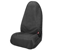Towel Car Seat Cover waterproof sweat Non-Slip Front Seat Single Grey