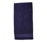 Towel City Bordered Printable Bath Towel Navy (One Size)