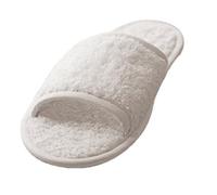 Towel City Classic Terry slippers (open toe) 47 White