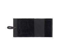 Towel City Deluxe Tri-Fold Velour Golf Towel Black (One Size)