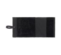 Towel City Deluxe Velour Golf Towel Black (One Size)
