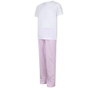 Towel City Girl's Long Pyjamas in White | Size: 7-8 Years Towel City White 7-8 Years
