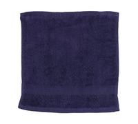 Towel City Luxury Face Towel Navy (One Size)