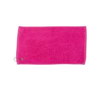 Towel City Luxury Golf Towel Fuchsia (One Size)