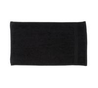 Towel City Luxury Guest Towel Black (One Size)