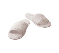 Towel City Men's Classic Terrycloth Slippers in White | Size: 4 Towel City White 4