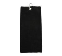 Towel City Microfibre Golf Towel Black (One Size)
