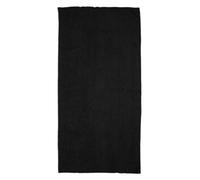 Towel City Microfibre Guest Towel Black (One Size)