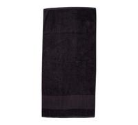Towel City Printable Border Bath Towel Black (One Size)