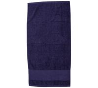Towel City Printable Border Hand Towel in Navy Towel City Navy