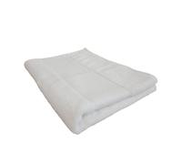 Towel City Printable Border Organic Bath TowelOne Size White RW9696
