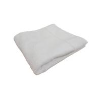 Towel City Printable Border Organic Hand TowelOne Size White RW9703
