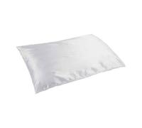 Towel City Satin Plain Pillowcase White (One Size)