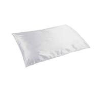 Towel City Satin Plain PillowcaseOne Size White PC7654