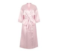 Towel City Women's Satin Robe in Light Pink | Size: 8-10 Towel City Light Pink 8-10