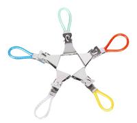 Towel Clips for Kitchen, Colored - Tea Towel Storage Clips - for Renters Parents Office Apartment RV Dorm Cabinet Garage Basement Laundry Room Art Studio Bedroom
