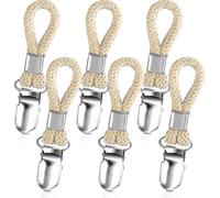 Towel Clips - Set of 6, Tea Towel Holders with Towel Loops