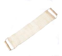 Towel Durable Body Back Skin Care Bath Towel Scrubber Sisal Hemp Back Strap Wooden Handle for Rub Exfoliating Dead Skin Shower