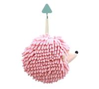 Towel - Fuzzy Balls Bath Towels | Chenille Hedgehog Washcloths with Kitchen Gadgets Decorative Absorbent Ring for Family Home Comfort,