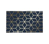 Towel,Hand Towel,Face Wash Cloth Soft Bath hand towels for Hotel Gym 27.5 x 16 in,Navy Blue Gold