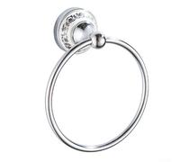 Towel Hanging Solution Stainless Steel Ring with No Punch Installation Method