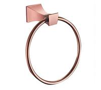 Towel Holder Bathroom Rose Gold Zinc Alloy Rack Modern Simple Ring