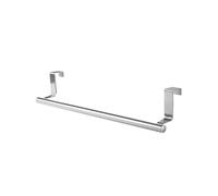 Towel Holder For Bathroom Wall Towel Rack Over Door Towel Bar Hanging Holder Stainless Steel Bathroom Kitchen Cabinet White Black Towel Rag Rack Shelf Hanger (Color : Stainless steel colo, Size : L