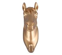 Towel Hook, Hanging Hook Multiple Uses Resin for Bedroom for Bathroom (Golden Horse)