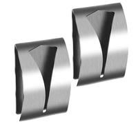 Towel Hook Holder Grabber Self Adhesive Stainless Steel Kitchen Dish Towel Holder Rack Wall Mount Towel Hangers Tea Towel Holder for Bathroom Kitchen, Non-Drilling