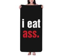 Towel I Eat Ass Quick Dry Pool Towel Absorbent Bathsheet For Vacation Yoga Hotel 80X130Cm