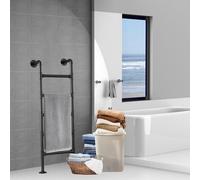 Towel Ladder, Bathroom Towel Rack, Floor Mounted Step Ladder for Loft Attic, Window Basement Well Egress Ladder, Bunk Bed Ladder Climb Ladder, Fire Escape Entrance Ladder(195cm/77in)