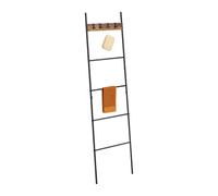 Towel Ladder Rack 4 Rungs Blanket Holder Laundry Clothes Drying Rails 160.5x44cm