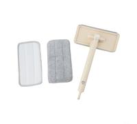 Towel Mop for Sink, Flat For Surface Cleaning Mop for Bathroom and Kitchen, Wall-Mounted Hands-For Small Mop with Hook, 32 x 8 cm, White (C)