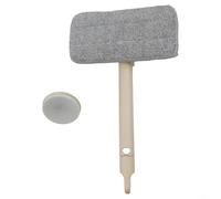 Towel Mop for Sink, Flat For Surface Cleaning Mop for Bathroom and Kitchen, Wall-Mounted Hands-For Small Mop with Hook, 32 x 8 cm, White (B)