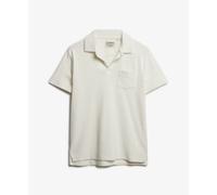Superdry Towelling Polo Shirt, Vintage Off White, XL Men's