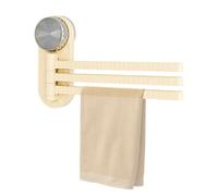 Towel Rack, 3-Arm Space-Saving Swivel Towels Hanger, No-Drill Strong Suction Cup Mount for Shower, Bathroom, Bedroom, Balcony, Kids and Adults, Adjustable Multi-Arm Design for Efficient Storage