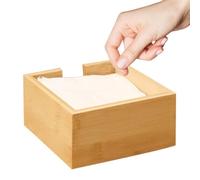 Towel Rack - 300G Wooden Dispenser, Vertical Fan Shaped Rack, Square Vertical Storage | Breakfast Counter, Coffee Table, Hotel, Restaurant, Served Service