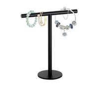 Towel Rack - Counter Stand, Stainless Steel Holder, Modern Organizer, Premium Compact Bathroom Accessory | Sturdy Shape for Evi