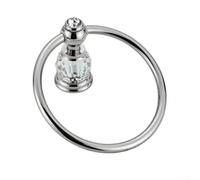 Towel Rack for Ring, Wall Mounted Solution, Made from Zinc Alloy Material (Silver)