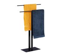 Towel rack Iron Towel Holder Double Towel Holder Bathroom Towel Stand Compact