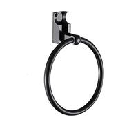 Towel Rack Punch-Free Towel,Aluminum Wall Mounted Bath Adjustable Flexible Wobblingtowel Rack Holder Matte Black Paint Heavy Duty Bathroom Hardware Pendant