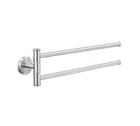 Towel Rack Rail Wall Mounted Stainless Steel Swivel Holder Swing for Kitchen Bathroom Toilet Bar Holder/Four Arm The New