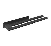 vidaXL Towel Rack Black 40 x 9 x 4 cm Stainless steel