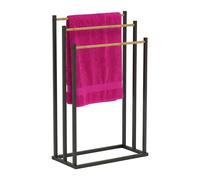 Towel rack, towel holder, towel stand, bath towel stand, metal, bamboo