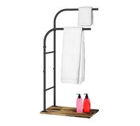 Relaxdays Industrial towel rack & shelf
